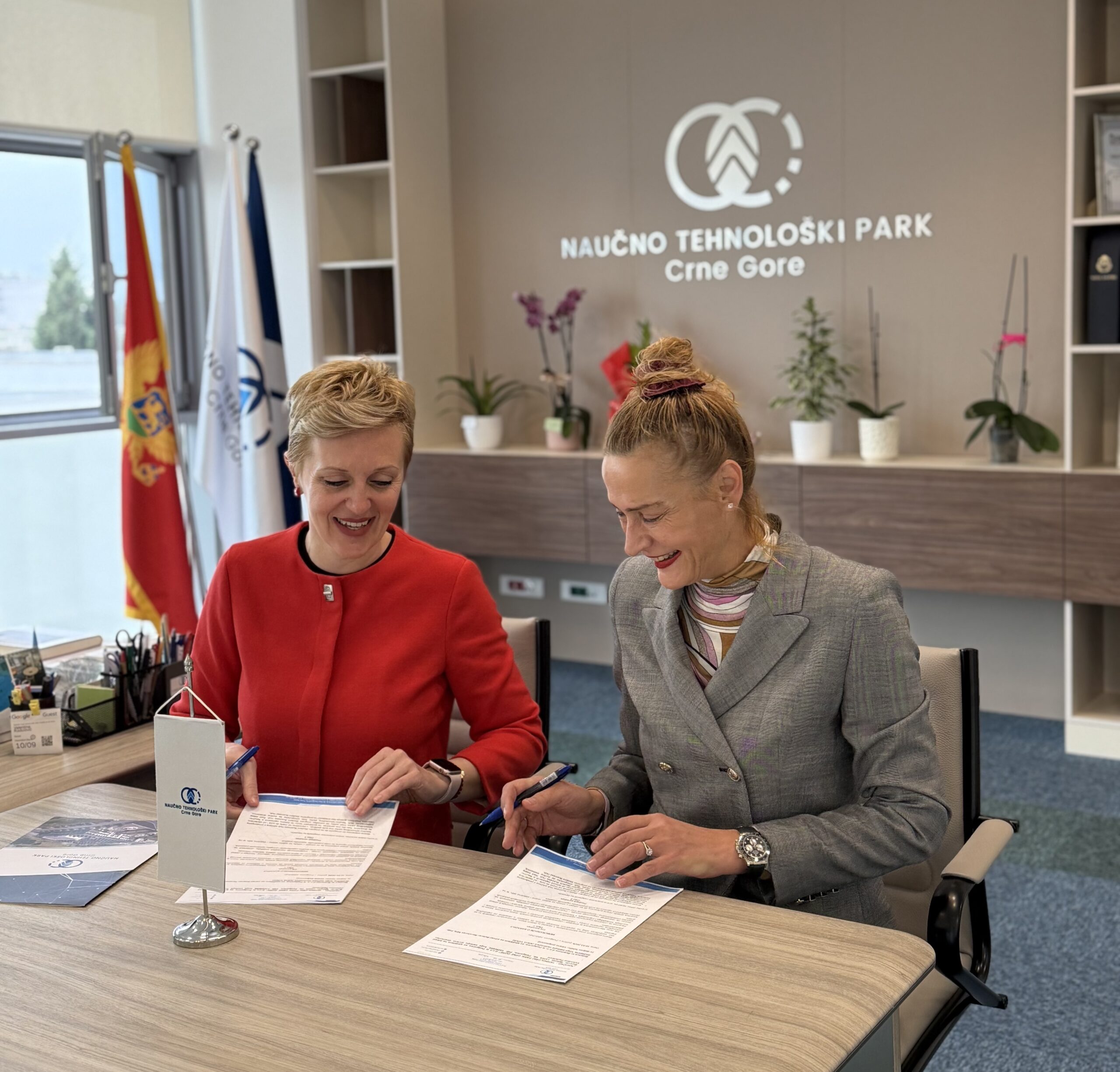 The Science and technology park of Montenegro and Balance to Business have signed a Memorandum of cooperation