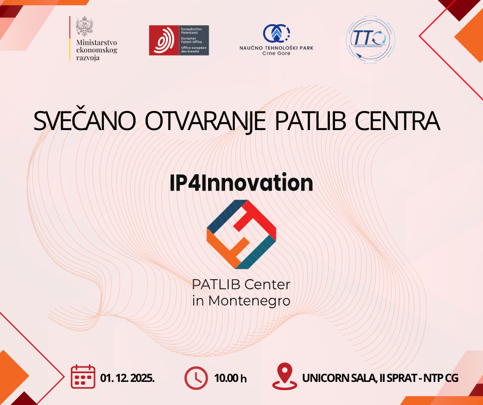 Svečano otvaranje PATLIB centra u Crnoj Gori 1. decembra 2025. godine