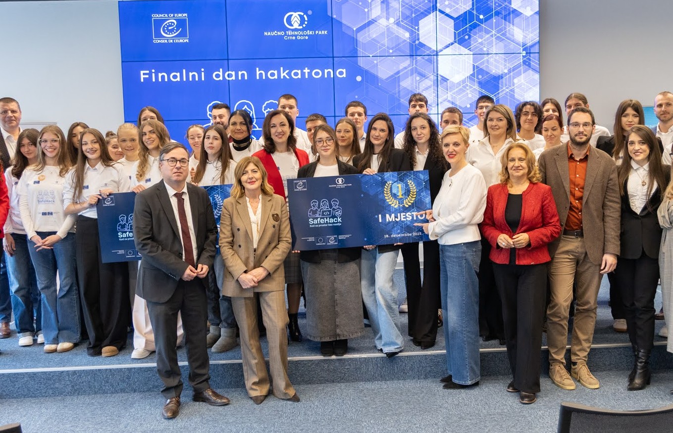 Uspješno završen SafeHack hakaton: Učenici kreirali rješenja za siguran prostor bez nasilja