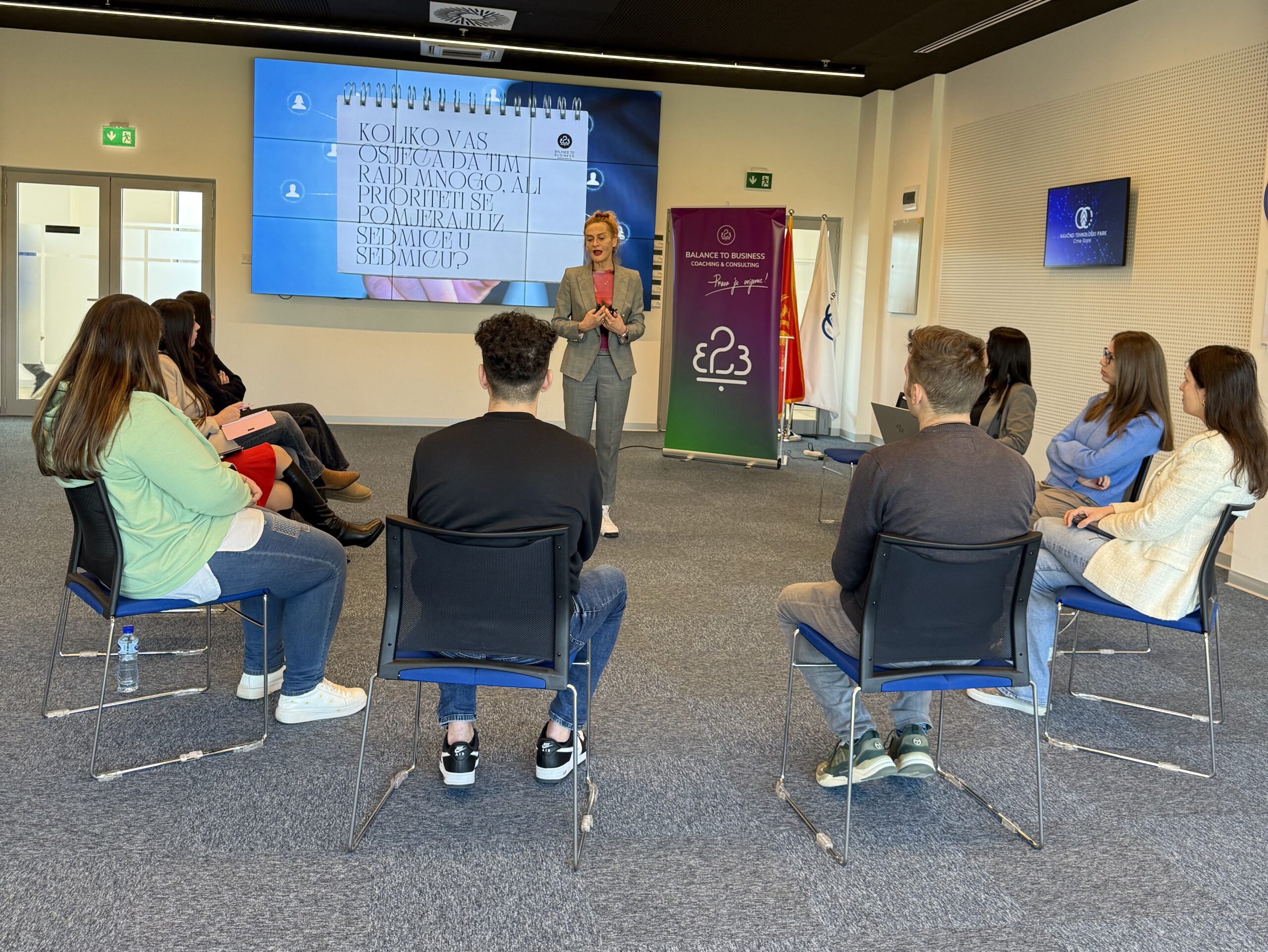 NTP CG i Balance to Business uspješno realizovali radionicu pod nazivom ‘’Rast bez haosa: struktura, fokus i liderstvo koje drži tempo’’