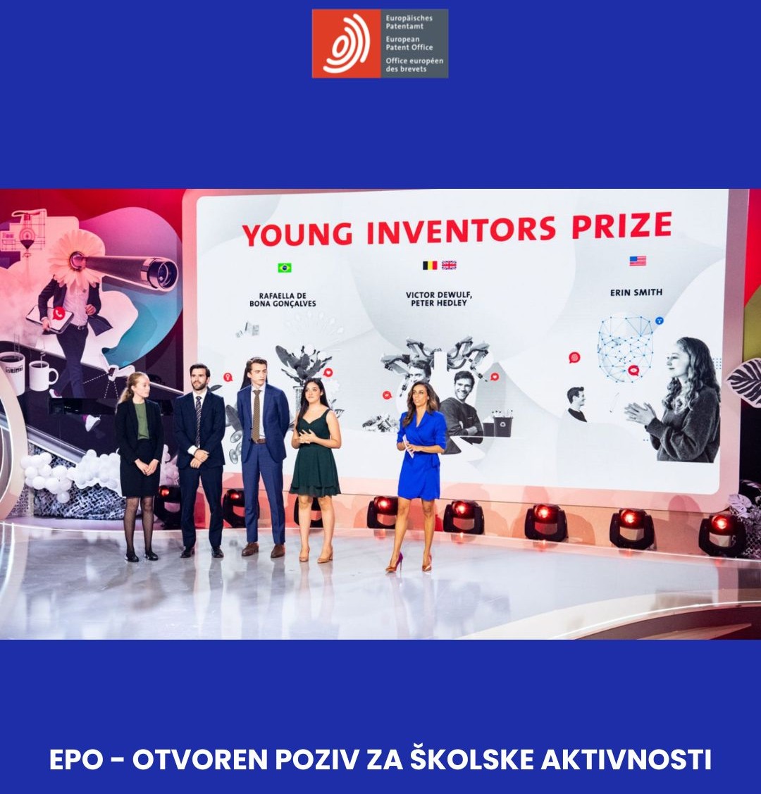Prilika za naučnike i inovatore: Grantovi Evropskog zavoda za patente (EPO) za rad sa mladima