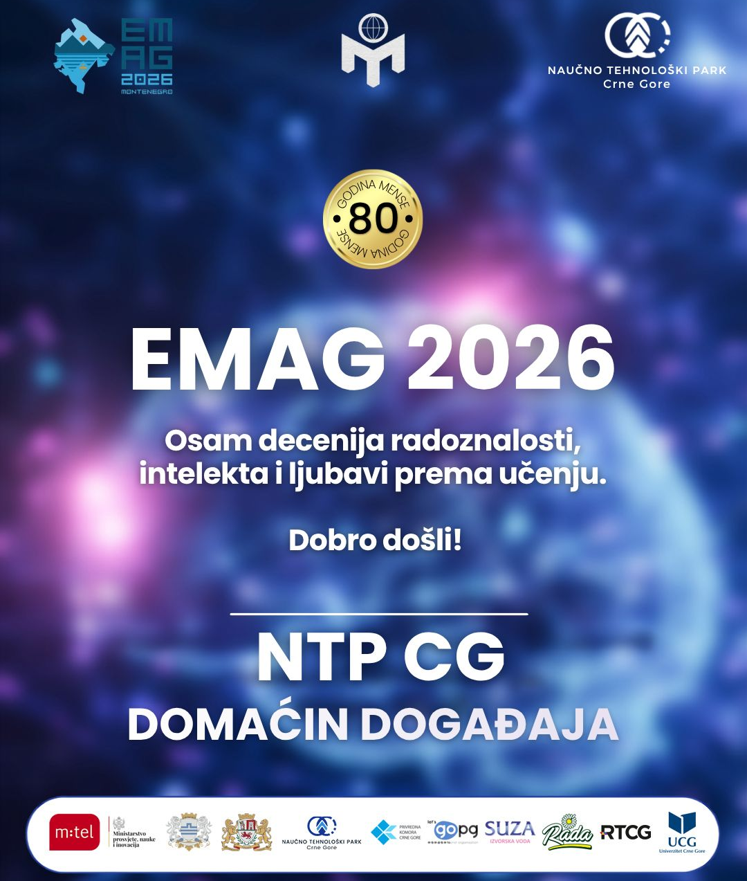 Podgorica evropski centar znanja: NTP CG domaćin EMAG 2026