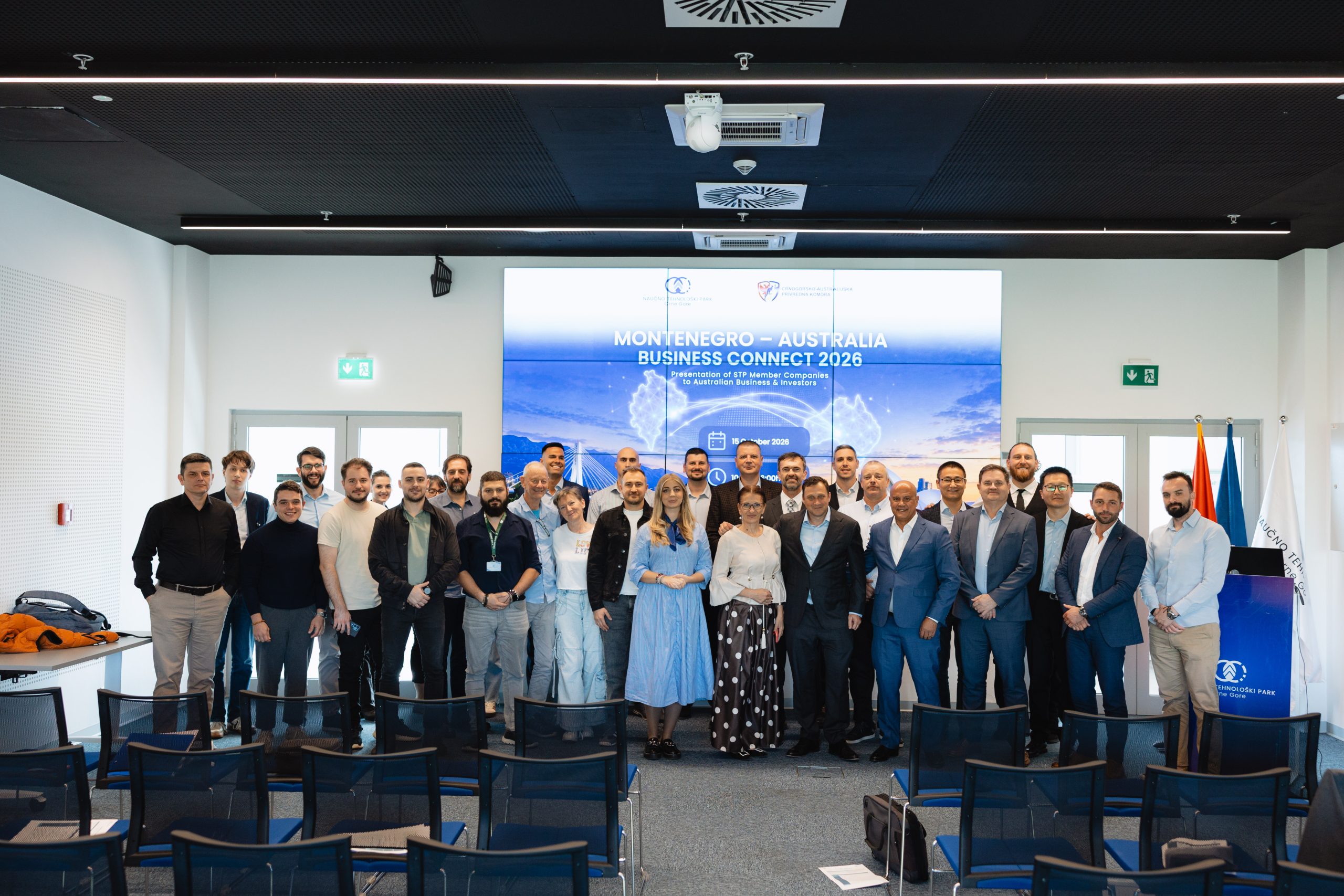 Crnogorski inovatori predstavili svoja rješenja globalnim investitorima na „MONTENEGRO – AUSTRALIA BUSINESS CONNECT 2026“